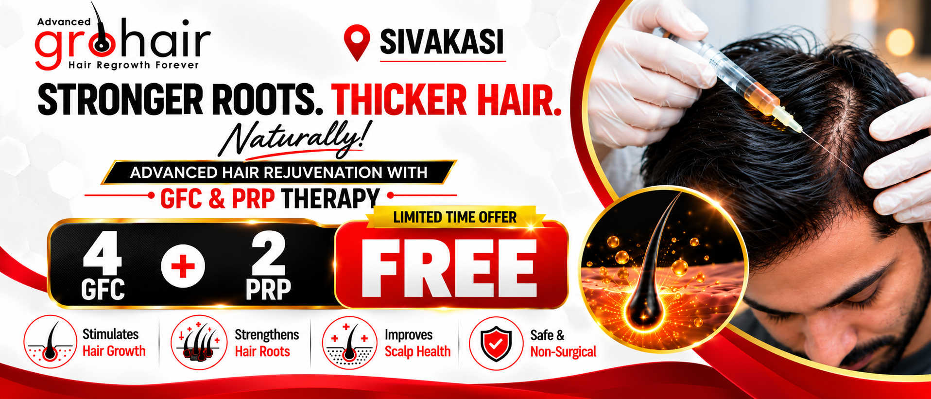 Adgro Hair Clinic Banner